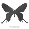 Butterfly Carbon Decal 26