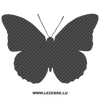Butterfly Carbon Decal 30