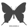 Butterfly Carbon Decal 36