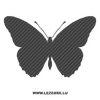 Butterfly Carbon Decal 43