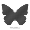 Butterfly Carbon Decal 44