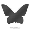 Butterfly Carbon Decal 53