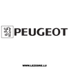 Peugeot Old Logo Decal