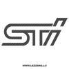 Sticker Karbon Subaru Tecnica International STI