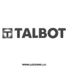 Sticker Carbone Talbot Logo 2