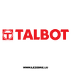 Sticker Talbot Logo 2
