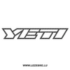 Yeti Logo Carbon Decal