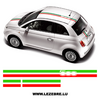 Fiat 500 Italian Strips Decal Set