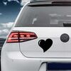 Heart Volkswagen MK Golf Decal 4