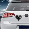 Sticker VW Golf Coeur Déco 5