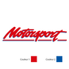 Sticker Motorsport logo - 2 couleurs