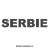 Sticker Karbon Serbie
