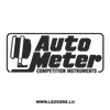 Sticker Auto Meter Logo