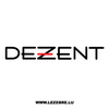 Sticker Dezent Logo 2