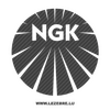 Sticker Carbone NGK Logo