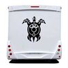 Tribal Turtle Camping Car Decal 2