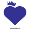 Heart Crown Decal