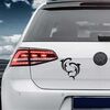 Sticker VW Golfs Deko Delphine