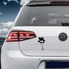 Sticker VW Golf Ballons Coeurs