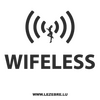 Sweat-Shirt Wifeless parodie Wireless