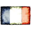 Sticker Deko Flagge Design Frankreich