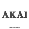 Sticker Karbon Akai Logo