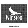 Winston Eagle Logo Carbon Decal