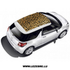 Sticker Toit Auto Peau Leopard