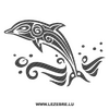 Tribal Dolphin Carbon Decal