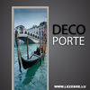 Venice gondola door decal