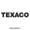 Texaco Logo Decal 3