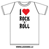 Tee shirt I Love Rock N Roll