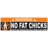 JDM WARNING No Fat Chicks T-shirt