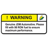 T-shirt JDM Automotive WARNING