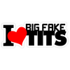 Sticker JDM I Love Big Fake Tits