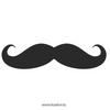 Sticker moustache