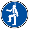 Decal mandatory protection against falling