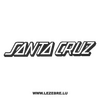 Santa Cruz Logo Decal 2