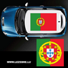 Sticker Autodach Flagge Portugais