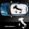 Sticker Autodach Silhouette Italien