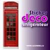 British Telephone Booth Fridge Sticker