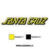 Sticker Deco Santa Cruz Logo 3