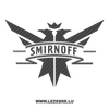 Smirnoff Logo Carbon Decal