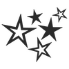 Stars car motorcycle decorative Decal