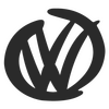 Sticker Volkswagen VW Logo Signature
