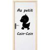 Sticker porte WC Au Petit Coin-Coin
