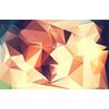 Abstract polygonal 3 deco decal
