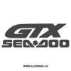 GTX Sea Doo Logo Carbon Decal
