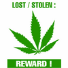 T-Shirt Cannabis lost or stolen