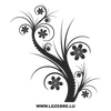 Floral Flowers Decal 2